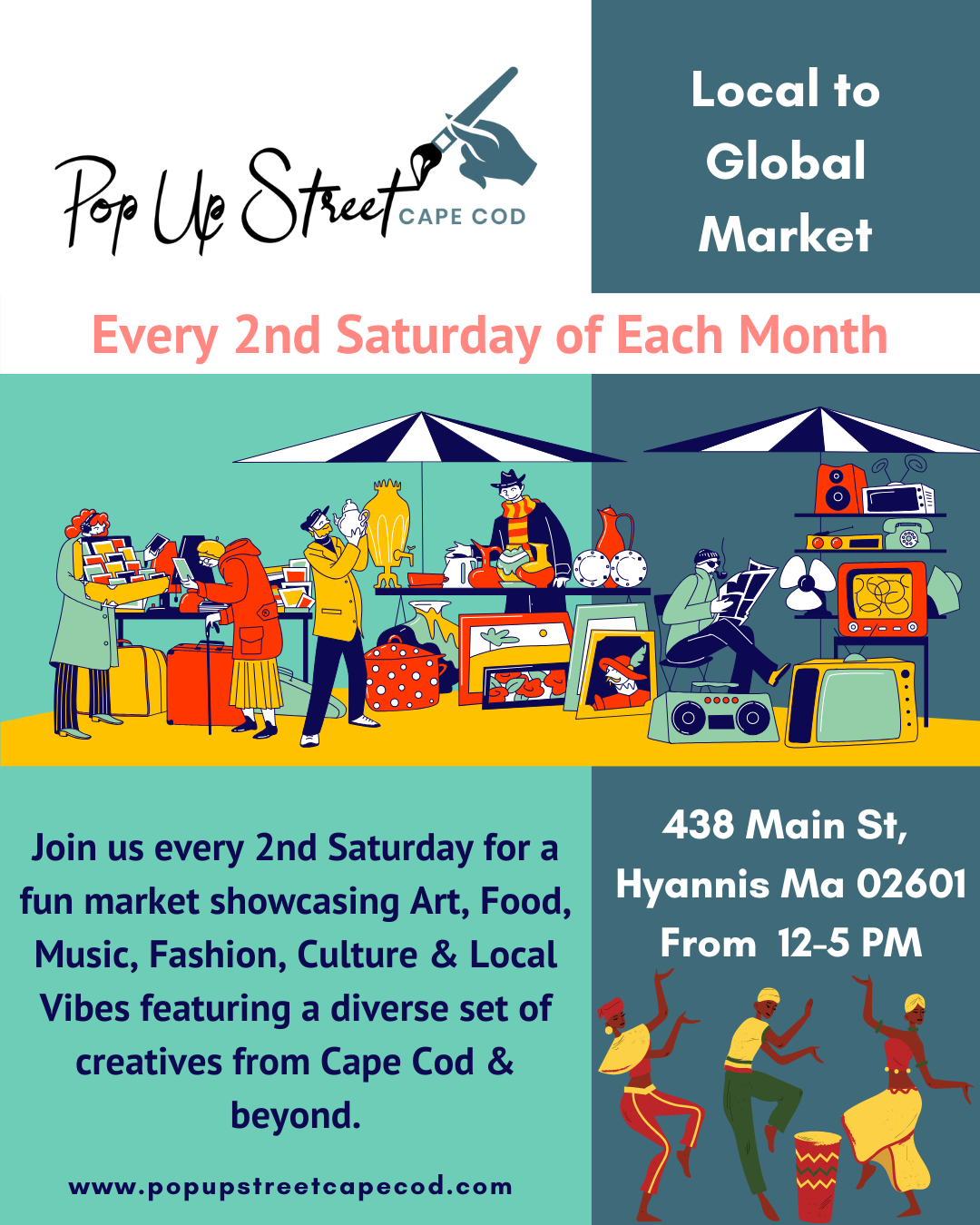 Local to Global Market August 9, 2025 Vendor Fee